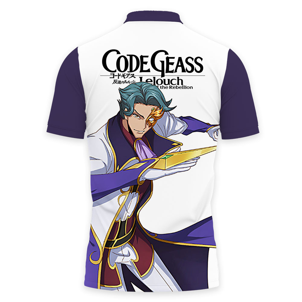 Jeremiah Gottwald Polo Shirts Code Geass Custom Anime For Fans OT2102