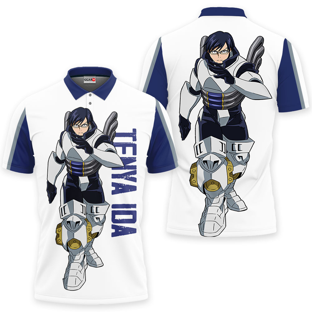 Tenya Ida Polo Shirts My Hero Academia Custom Anime OT2102