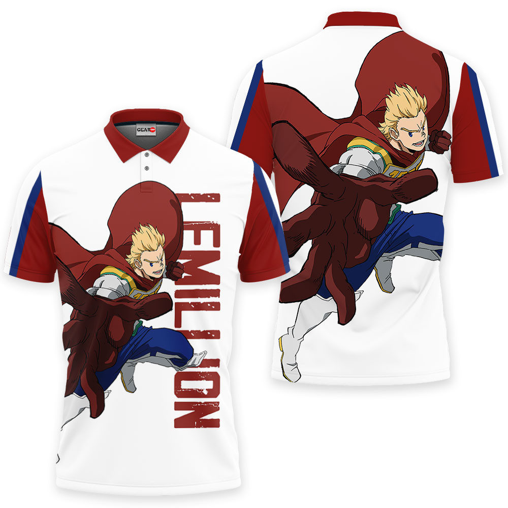 Lemillion Polo Shirts My Hero Academia Custom Anime OT2102