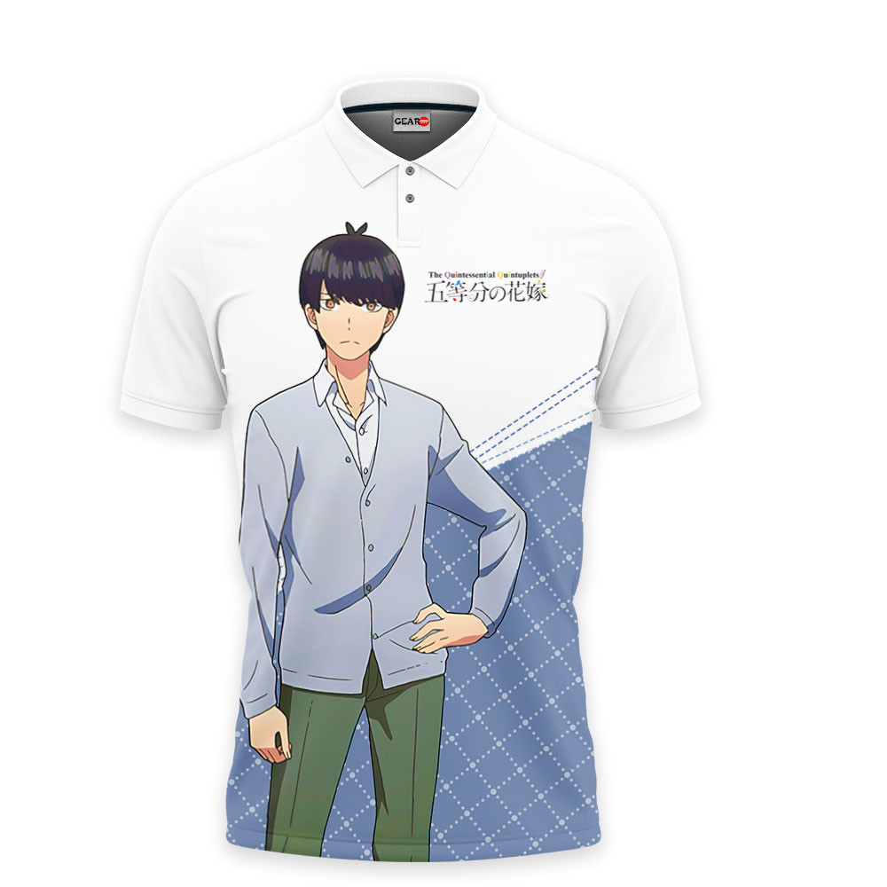 Fuutarou Uesugi Polo Shirts The Quintessential Quintuplets Custom Anime OT2102