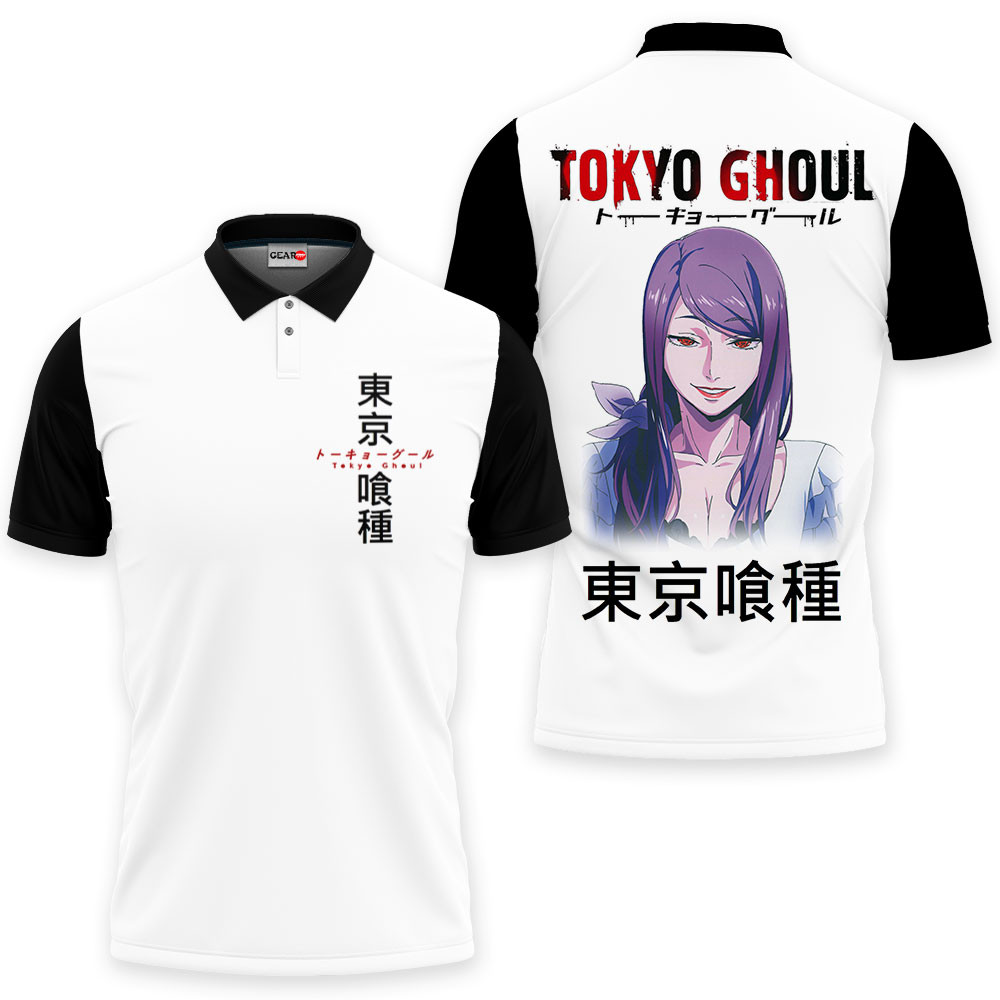 Rize Kamishiro Polo Shirts Tokyo Ghoul Custom Anime OT2102