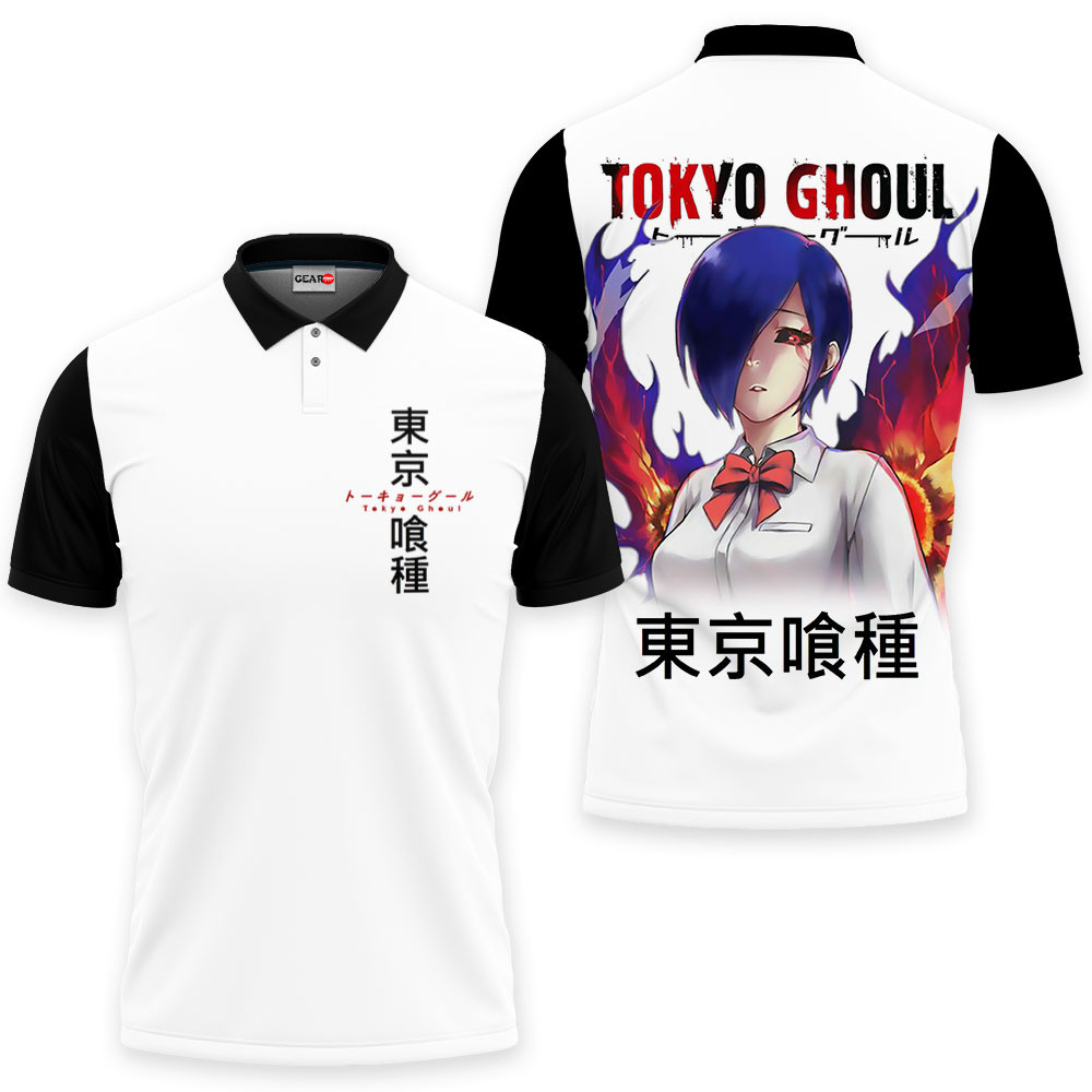 Touka Kirishima Polo Shirts Tokyo Ghoul Custom Anime OT2102