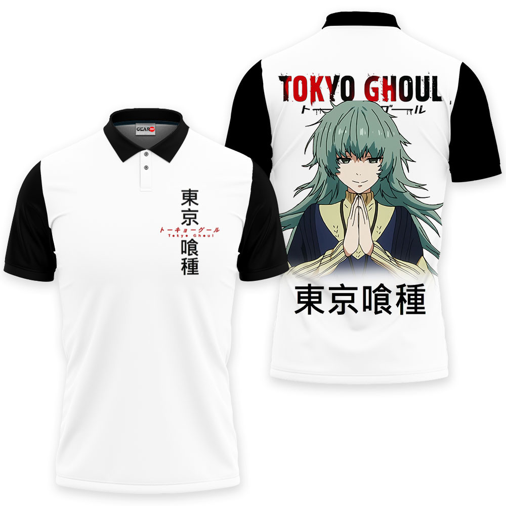 Eto Polo Shirts Tokyo Ghoul Custom Anime OT2102