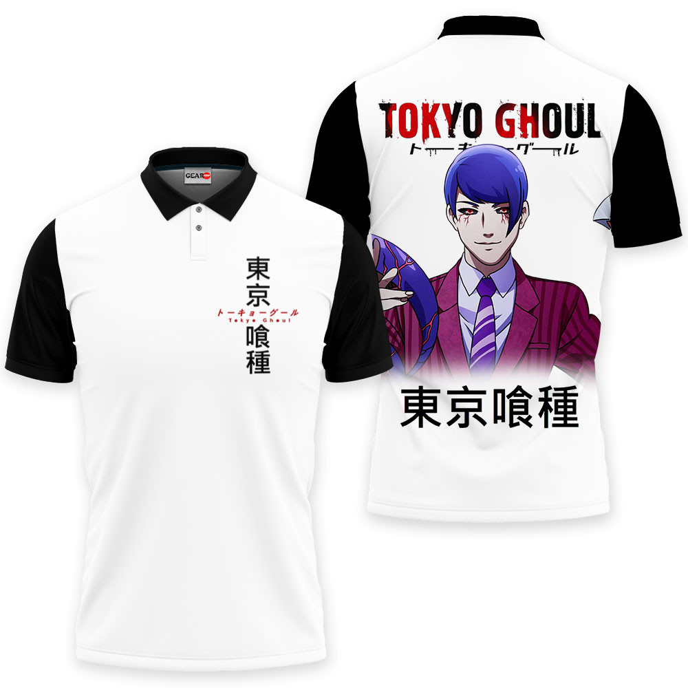 Shuu Tsukiyama Polo Shirts Tokyo Ghoul Custom Anime OT2102