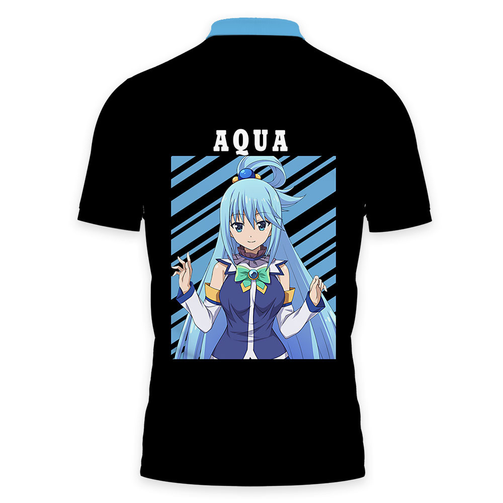 Aqua Polo Shirts KonoSuba Custom Anime For Fans OT2102