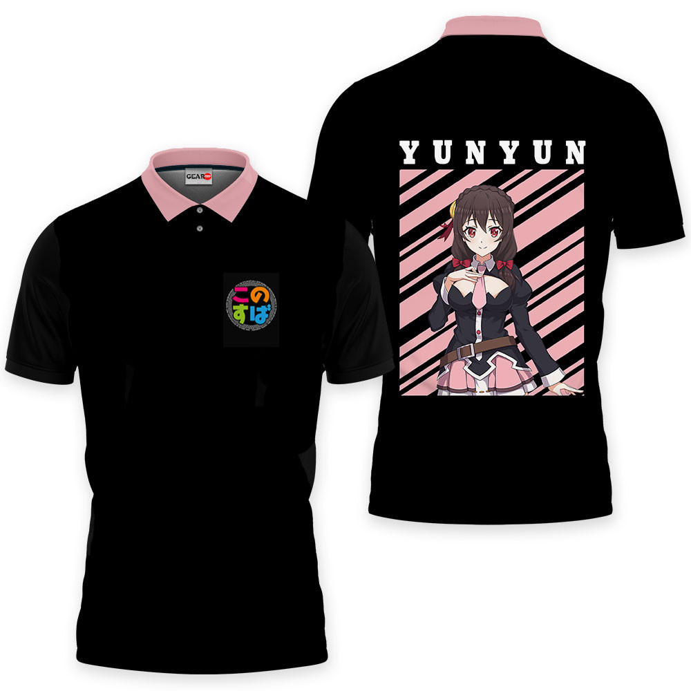 Yunyun Polo Shirts KonoSuba Custom Anime For Fans OT2102