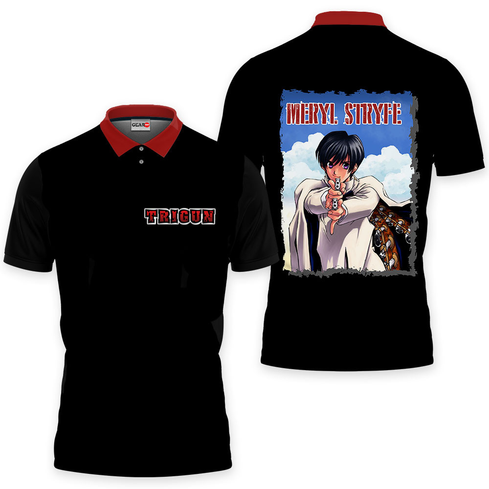 Meryl Stryfe Polo Shirts Trigun Custom Anime OT2102