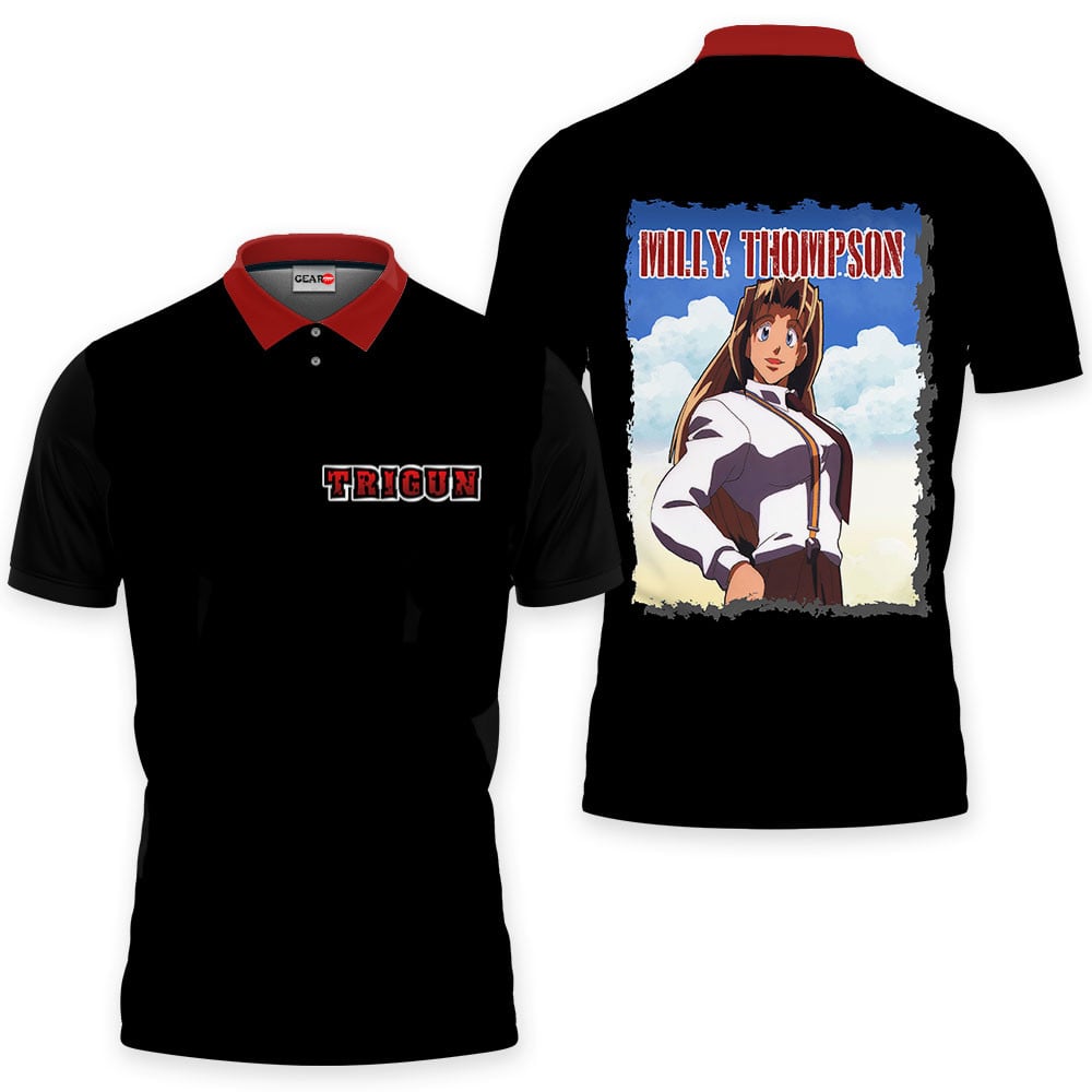 Milly Thompson Polo Shirts Trigun Custom Anime OT2102