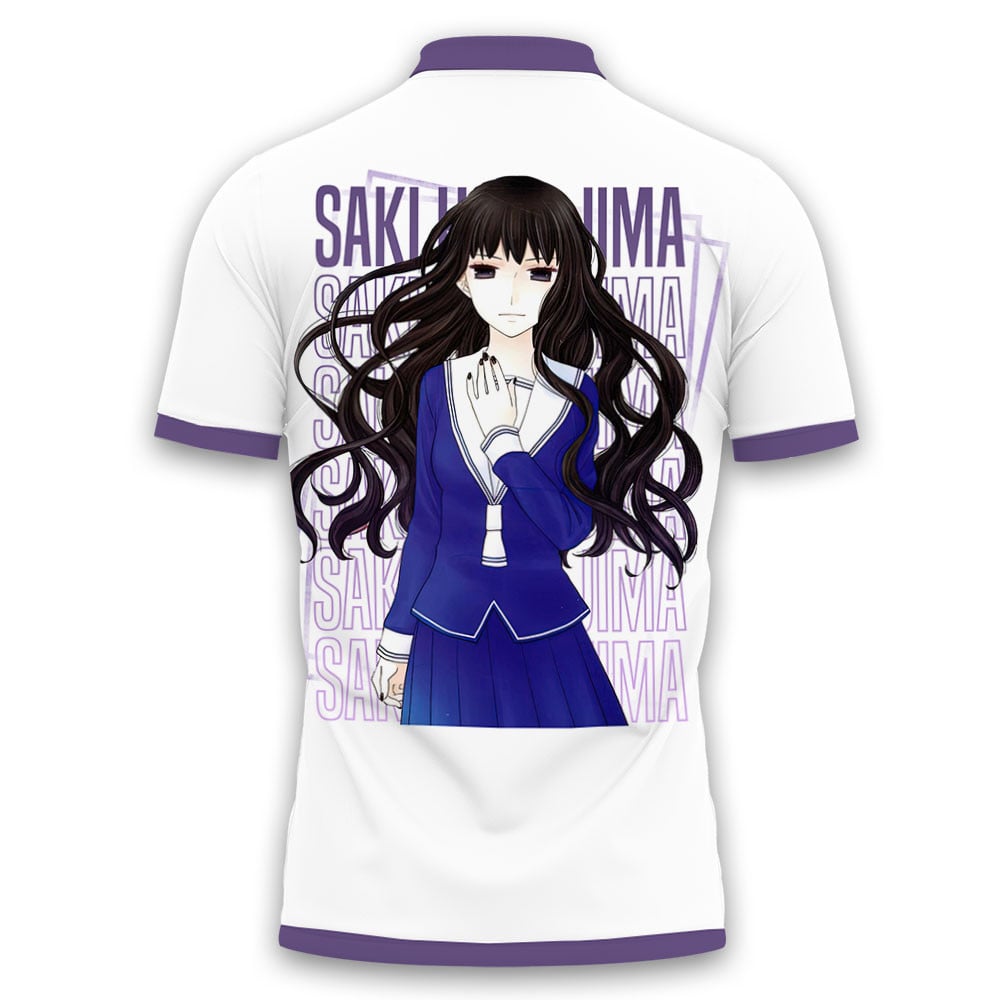 Saki Hanajima Polo Shirts Fruits Basket Custom Anime OT2102