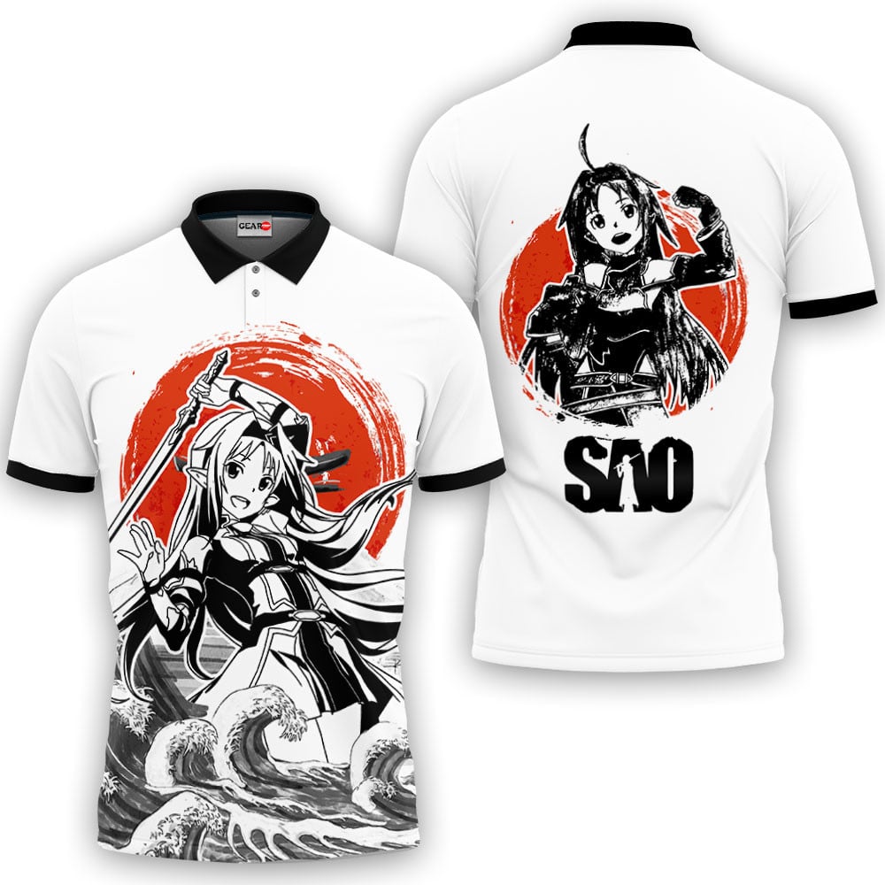 Yuuki Polo Shirts Sword Art Online Custom Anime OT2102