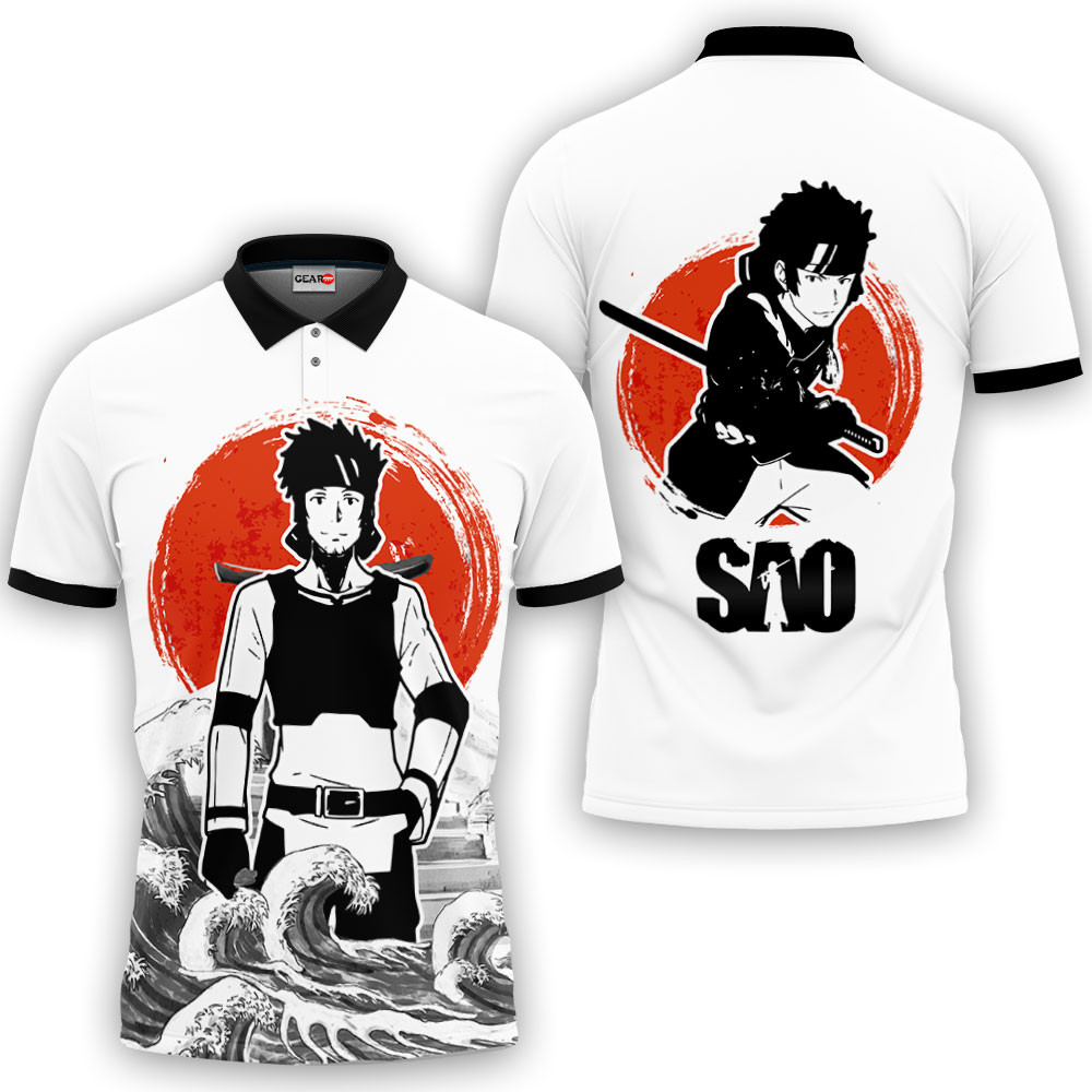 Ryoutarou Tsuboi Polo Shirts Sword Art Online Custom Anime OT2102