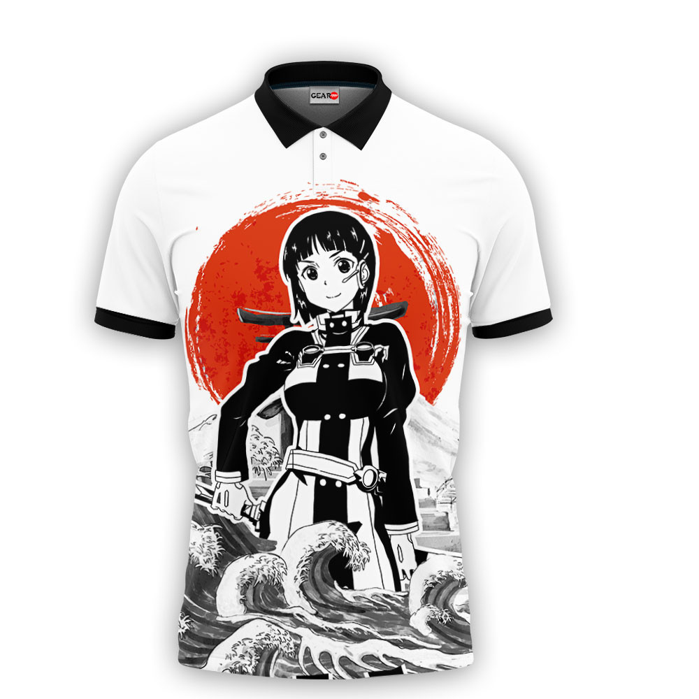 Suguha Kirigaya Polo Shirts Sword Art Online Custom Anime OT2102
