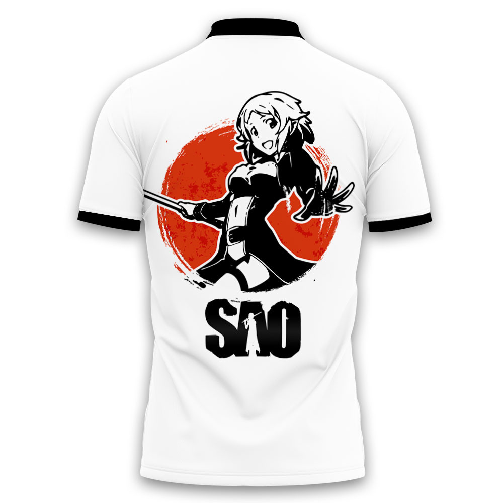 Rika Shinozaki Polo Shirts Sword Art Online Custom Anime OT2102