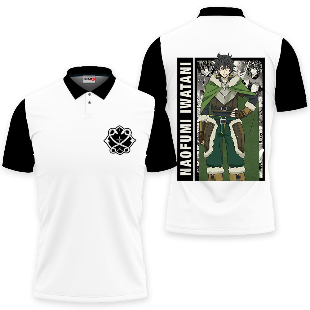 Naofumi Iwatani Chimera Viper Shield Polo Shirts Shield Hero Custom Anime OT2102