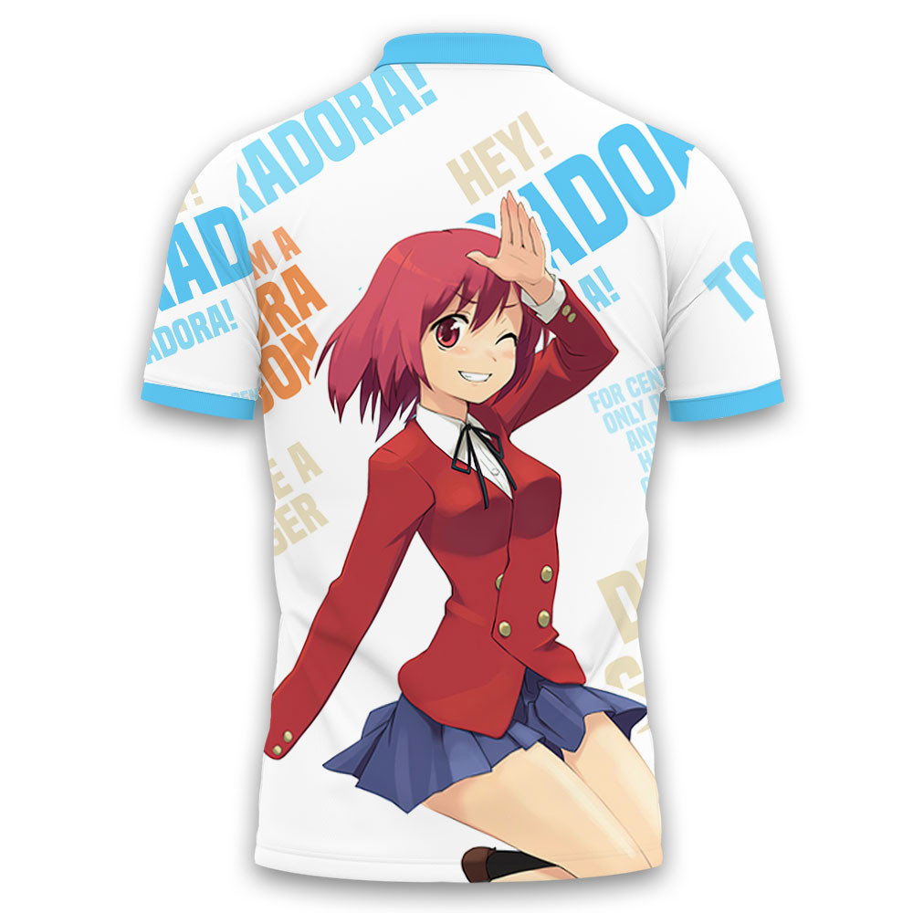 Minori Kushieda Polo Shirts Toradora Custom Anime OT2102