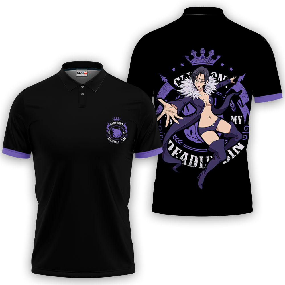 Gowther Polo Shirts Seven Deadly Sins Custom Anime OT2102
