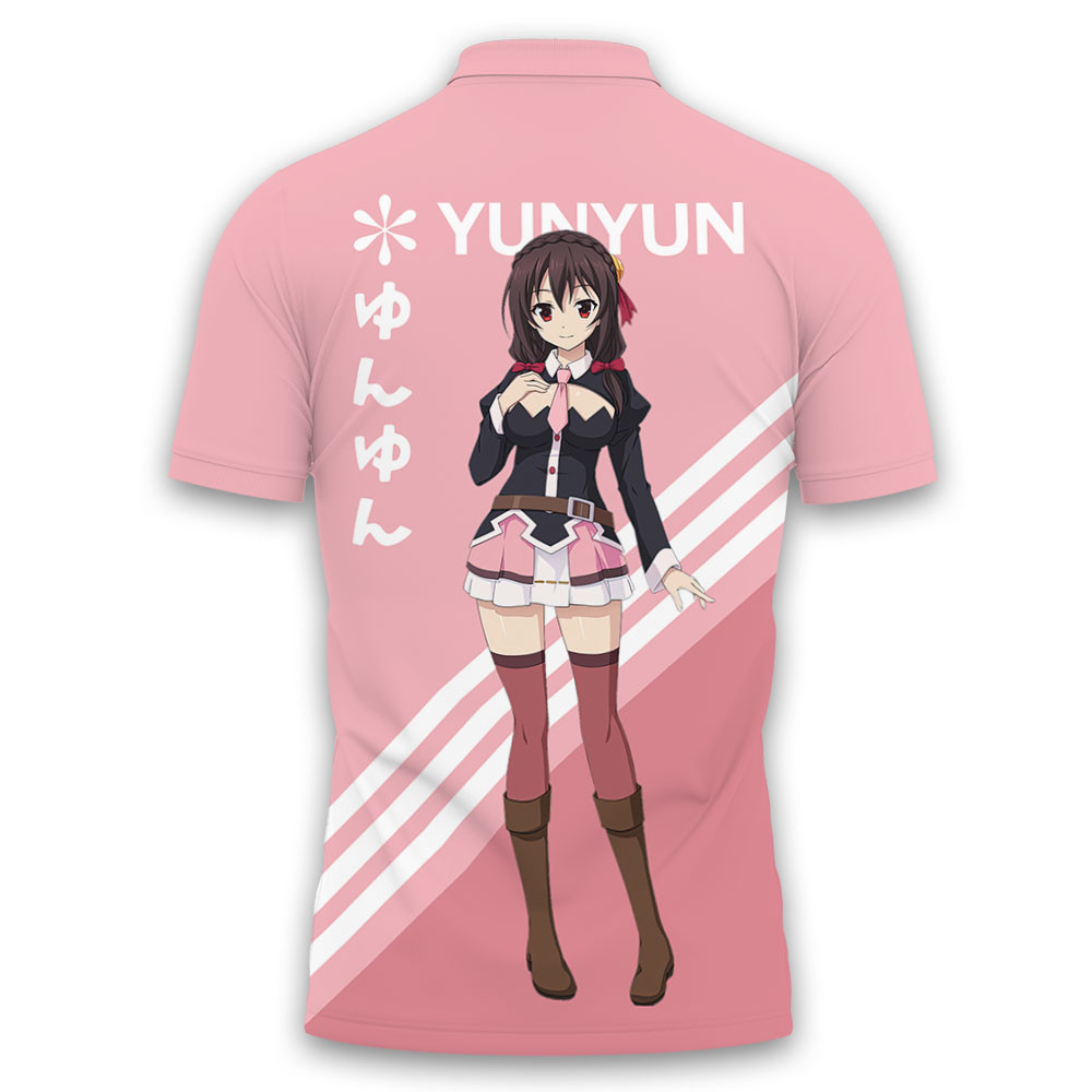 Yunyun Polo Shirts KonoSuba Custom Anime Perfect Gift Idea OT2102