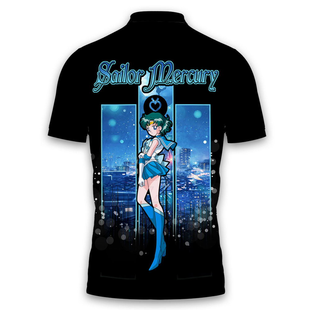 Sailor Mercury Polo Shirts Custom Anime OT2102