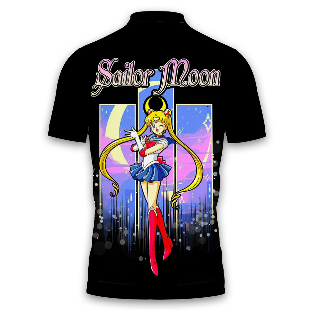 Usagi Tsukino Polo Shirts Custom Sailor Anime OT2102
