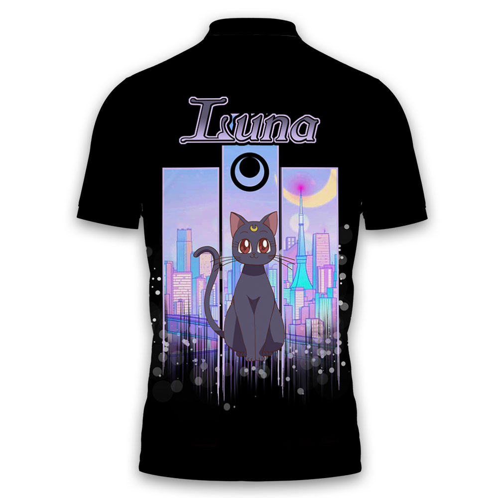 Luna Polo Shirts Custom Sailor Anime OT2102