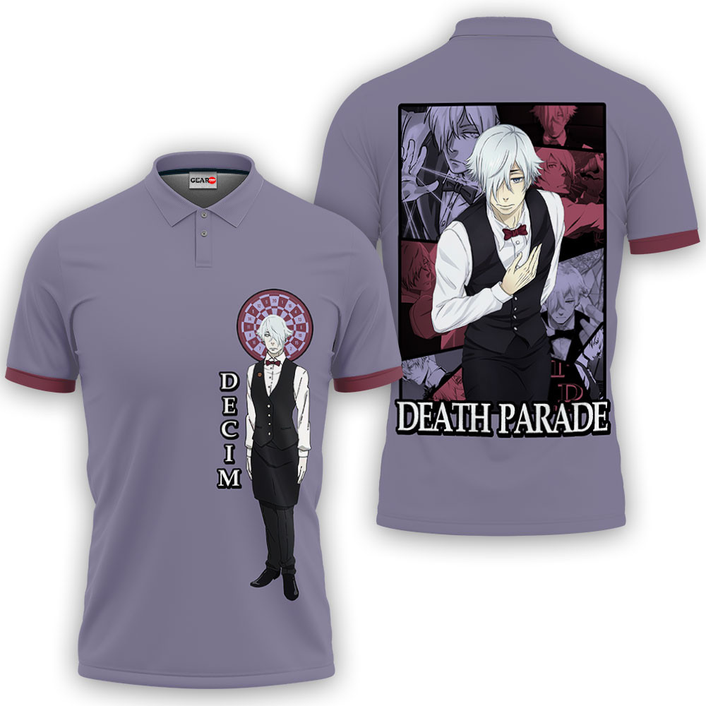 Decim Polo Shirts Custom Death Parade Anime OT2102