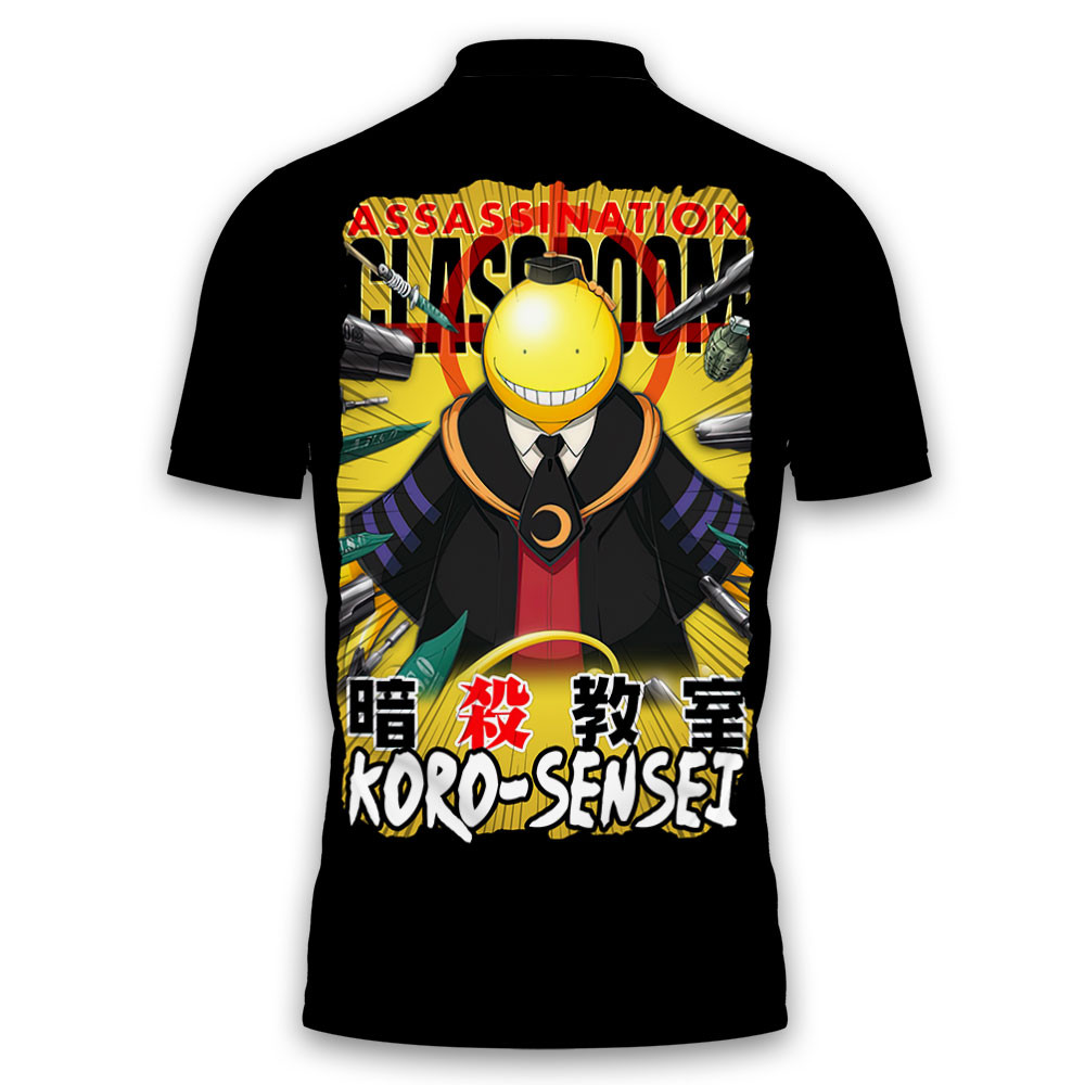 Koro-sensei Polo Shirts Custom Assassination Classroom Anime OT2102