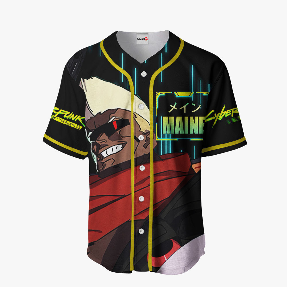 Cyberpunk Edgerunners Maine Baseball Jersey Shirts Anime Custom Merch Clothes HA0601 OT2102