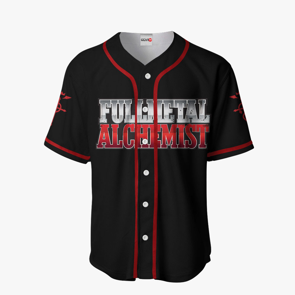 Fullmetal Alchemist Edward Elric Baseball Jersey Shirts Anime Custom Clothes HA0601 OT2102