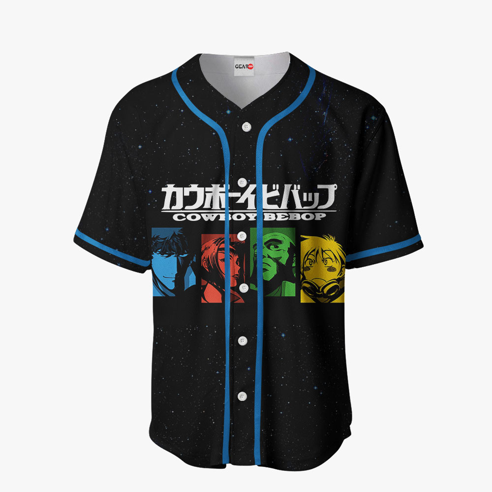 Cowboy Bebop Spike Spiegel Baseball Jersey Shirts Custom Anime Merch Clothes HA0601 OT2102