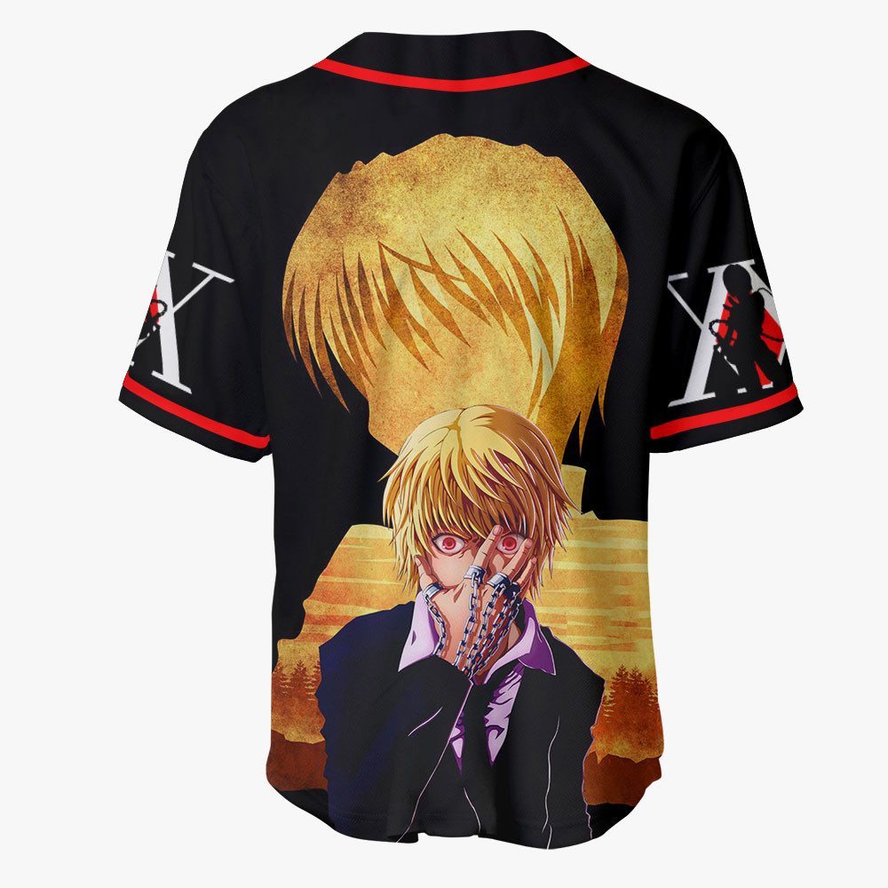 Kurapika Baseball Jersey Shirts HxH Custom Anime Merch Clothes HA0601 OT2102