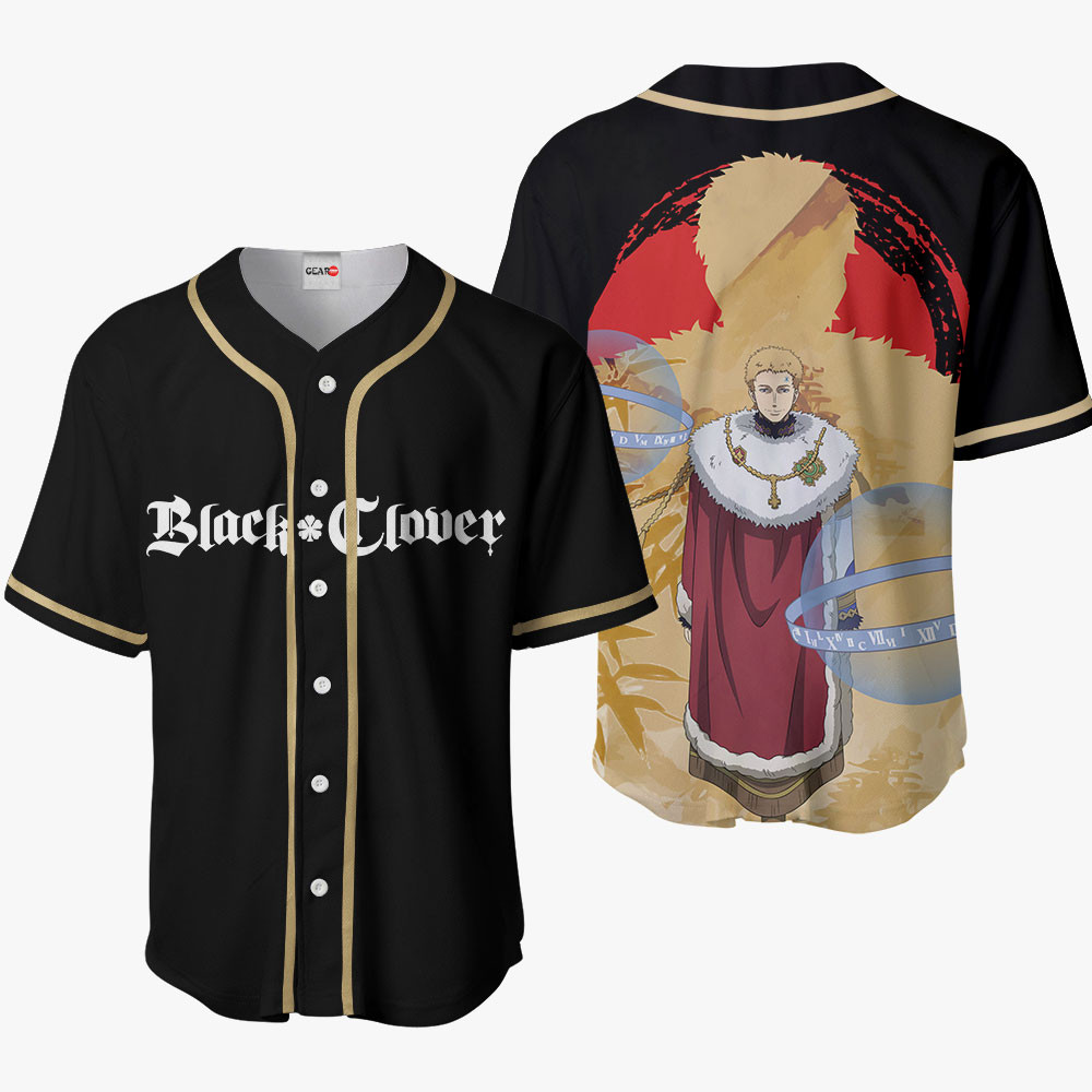 Black Clover Julius Novachrono Baseball Jersey Shirts Custom Anime Merch Clothes HA0601 OT2102