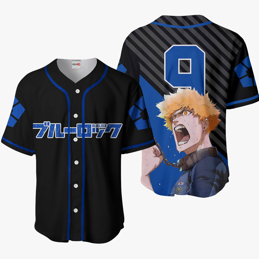 Blue Lock Rensuke Kunigami Baseball Jersey Shirts Custom Anime Merch HA1201 OT2102