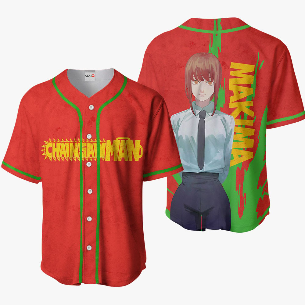 Chainsaw Man Makima Jersey Shirt Custom Anime Merch Clothes HA0901 OT2102