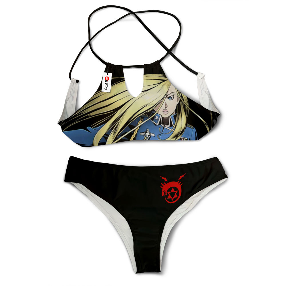 Fullmetal Alchemist Olivier Mira Armstrong Bikini Custom Anime Swimsuit VA0601 OT2102