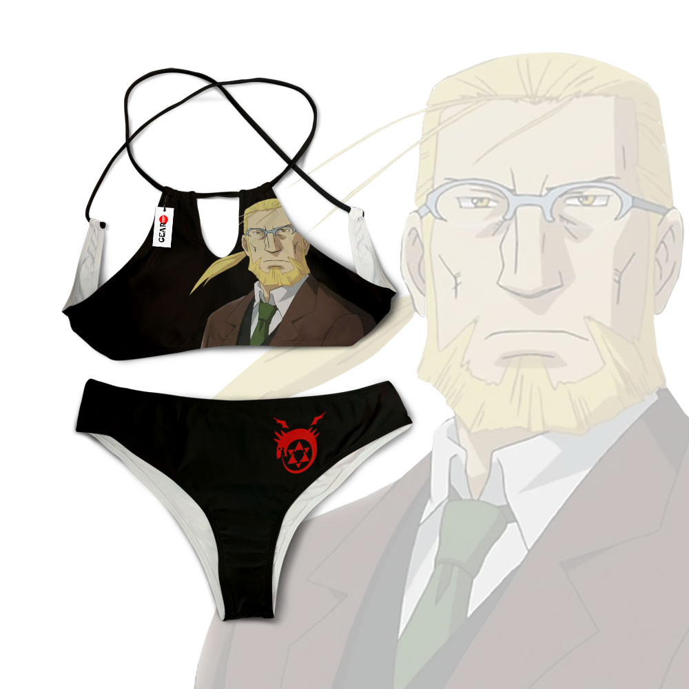 Fullmetal Alchemist Van Hohenheim Bikini Custom Anime Swimsuit VA0601 OT2102