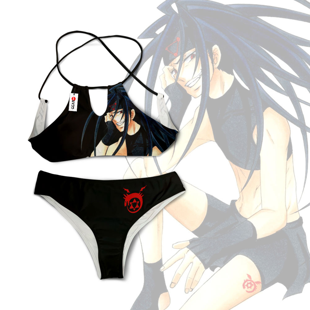 Fullmetal Alchemist Envy Bikini Custom Anime Swimsuit VA0601 OT2102