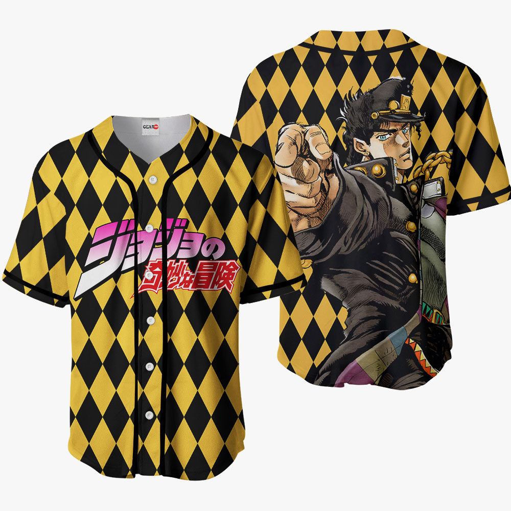 Jotaro Kujo Jersey Shirt Custom JJBA Anime Merch Clothes HA0901 OT2102